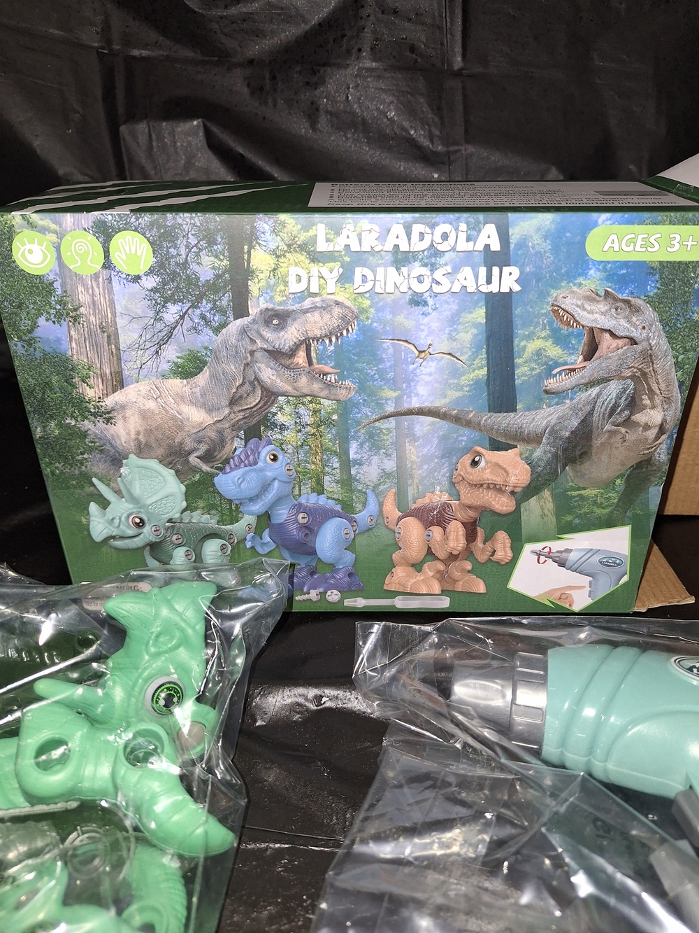 Laradola DIY Dinosaur Building Kit NIB